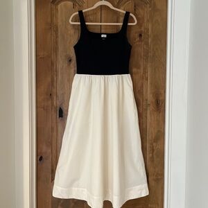 Aritzia Babaton Revive Dress — light birch/black, large